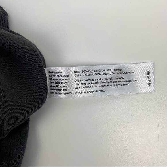 Eileen Fisher Jersey Jacket Mock Neck Ribbed Sleeves Full Zip Size XS - Picture 7 of 10